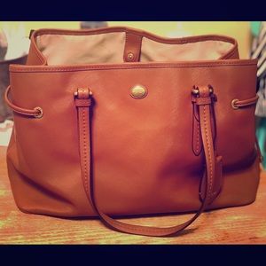 Coach leather handbag